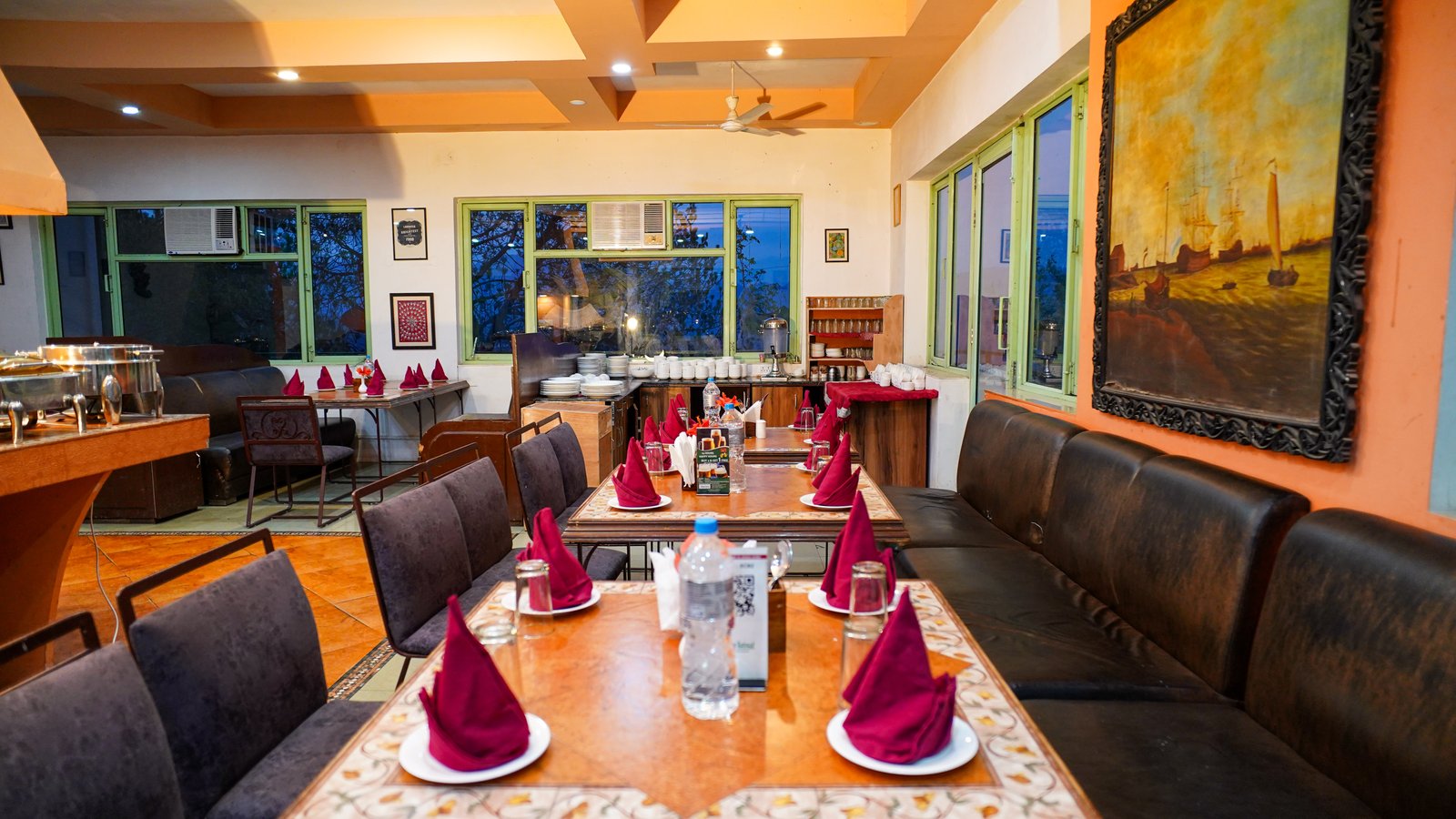 Restaurant at The Sirmour Retreat resort Nahan